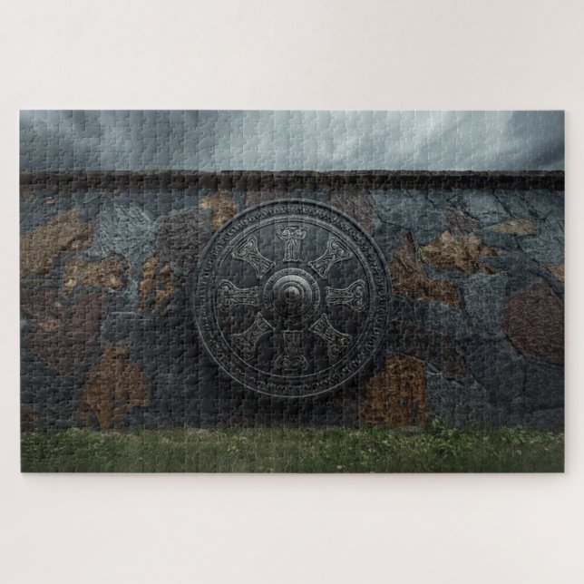 Viking Shield Wall Jigsaw Puzzle (Horizontal)