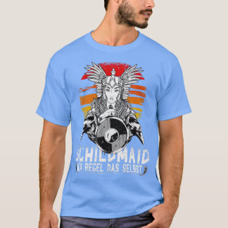 Viking Shieldmaiden Vintag Raven T-Shirt