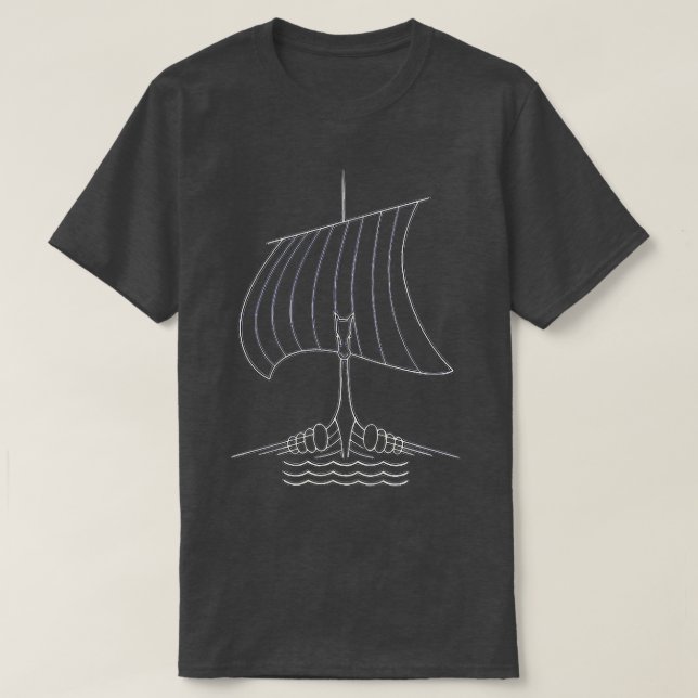 Viking Ship 24 T-Shirt (Design vorne)