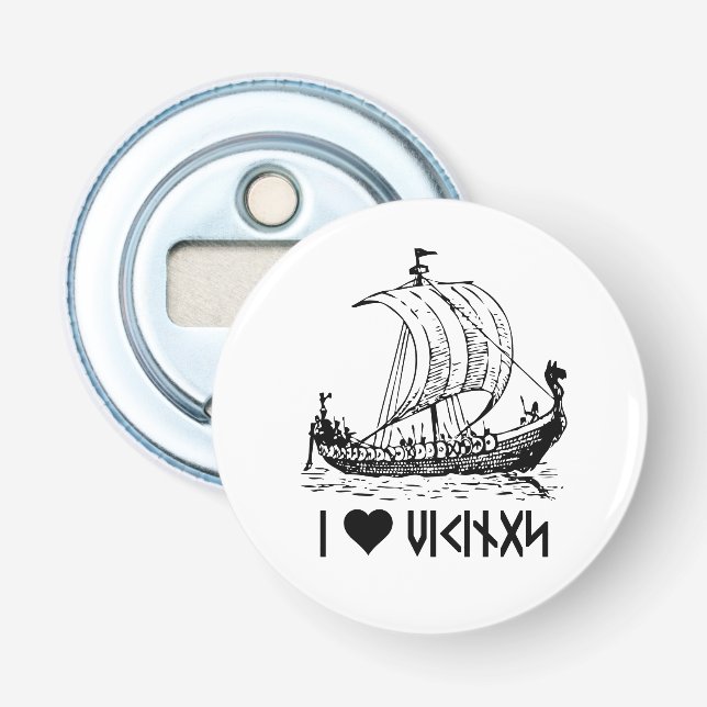 Viking Ship Flaschenöffner (Vorderseite)