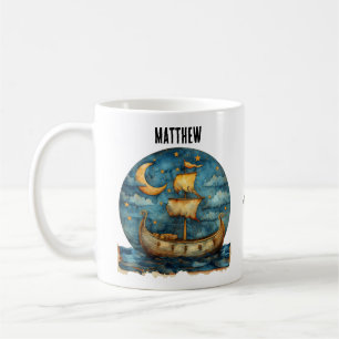 Viking Ship Personalisiert Coffee Tasse