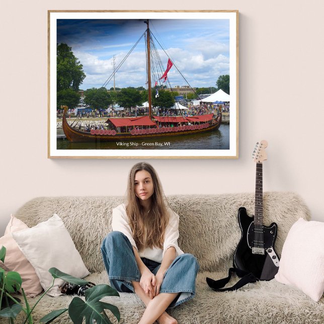 Viking Ship Port of Green Bay, Wisconsin Poster (Von Creator hochgeladen)