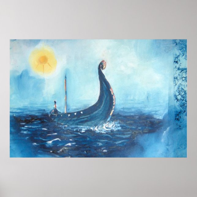 Viking Ship Poster (Vorne)
