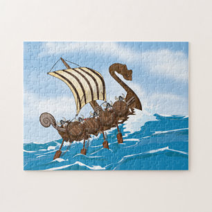 Viking Ship Puzzle