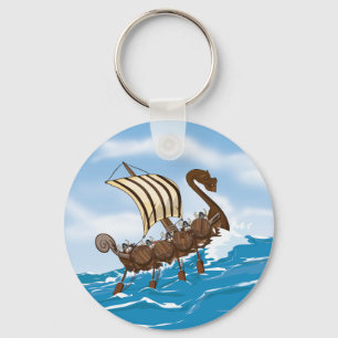 Viking Ship Schlüsselanhänger