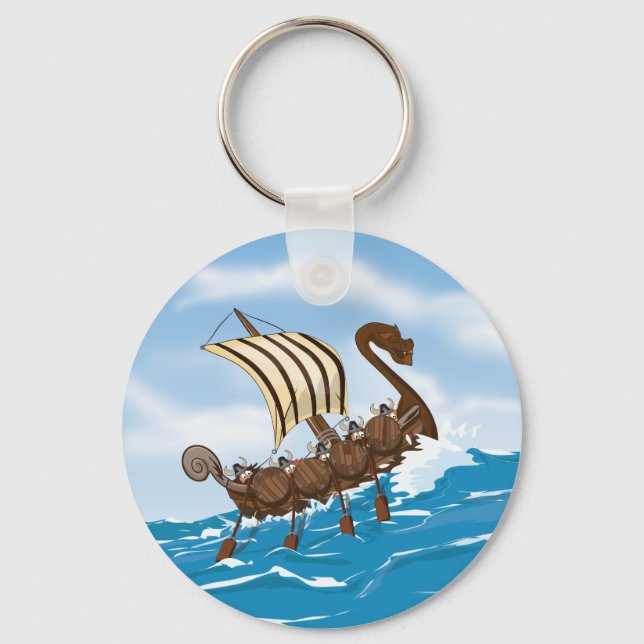 Viking Ship Schlüsselanhänger (Vorderseite)