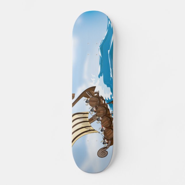 Viking Ship Skateboard (Vorderseite)