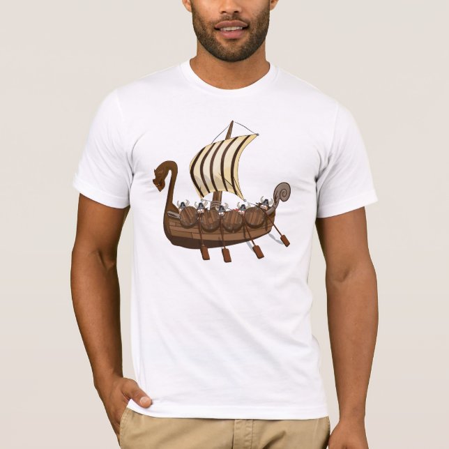 Viking Ship T-Shirt (Vorderseite)