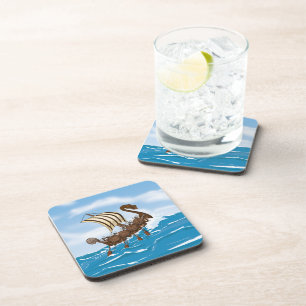 Viking Ship Untersetzer