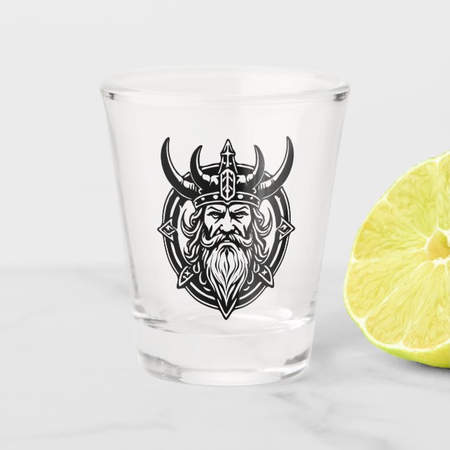 Viking Shot Glass Schnapsglas (Vorderseite)