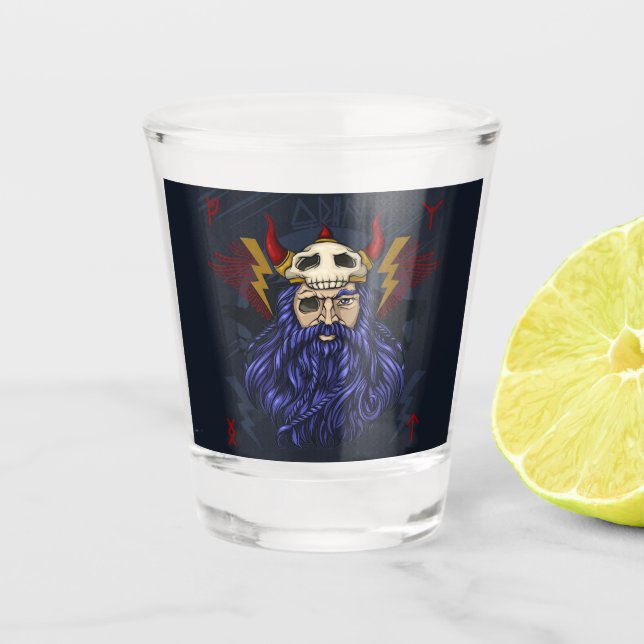 Viking Shot Glass Schnapsglas (Vorderseite)