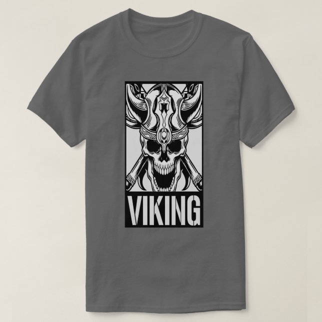 Viking Skull 4 T-Shirt (Design vorne)