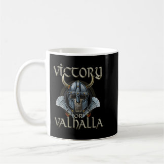 Viking Skull Victory Or Valhalla Kaffeetasse
