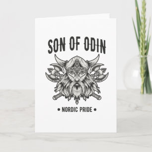 Viking Son of Odin Norse Mythology Karte