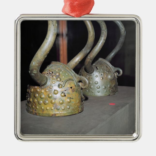 Viking-Sturzhelm Ornament Aus Metall (Vorne)