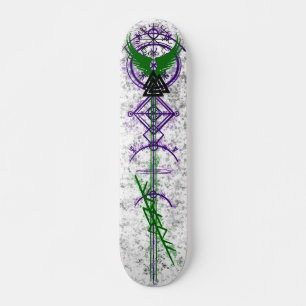 Viking Trash Pop Design Skateboard