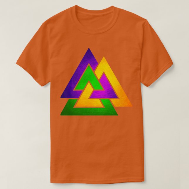 Viking Valknut T-Shirt (Design vorne)
