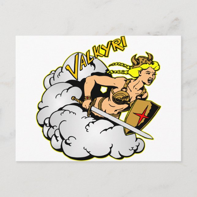 Viking Valkyri Postkarte (Vorderseite)