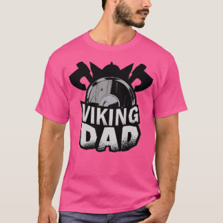 Viking Vater Vikings Daddy Papa Papa Pater White D T-Shirt