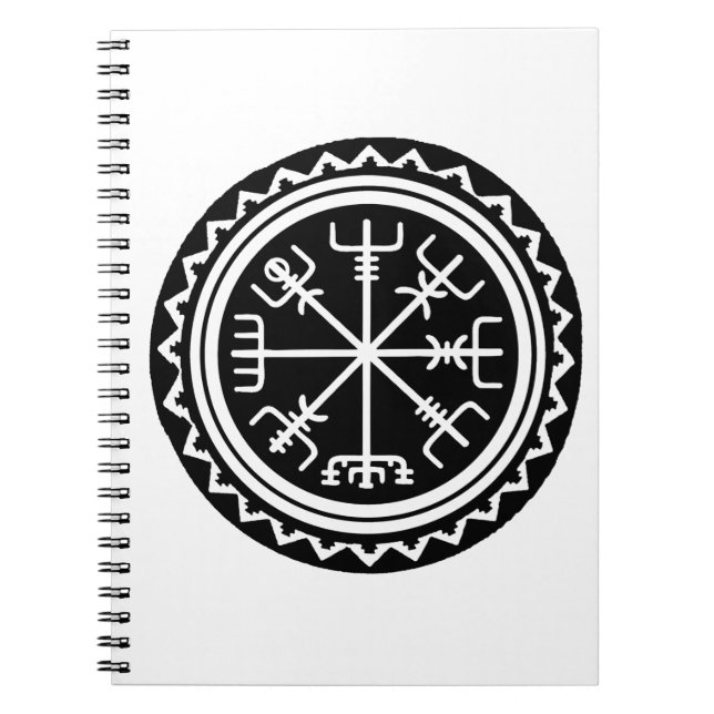 Viking Vegvisir Compass Notizblock (Vorderseite)