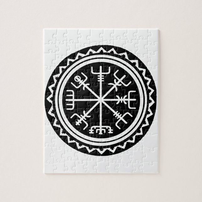 Viking Vegvisir Compass Puzzle (Vertikal)