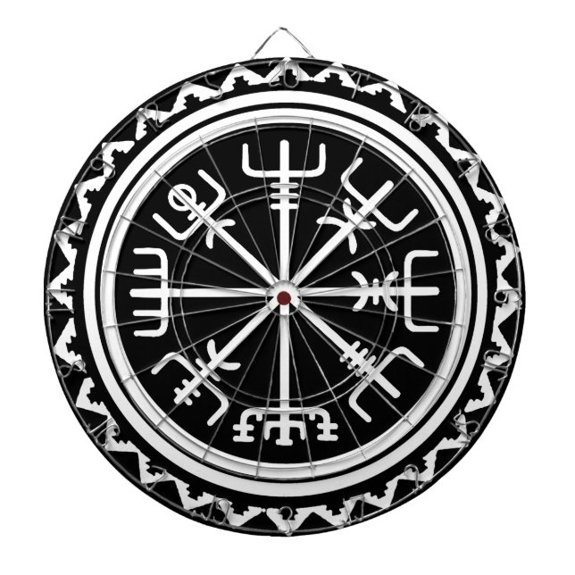 Viking Vegvisir Nautical Compass Dartscheibe (vorne)
