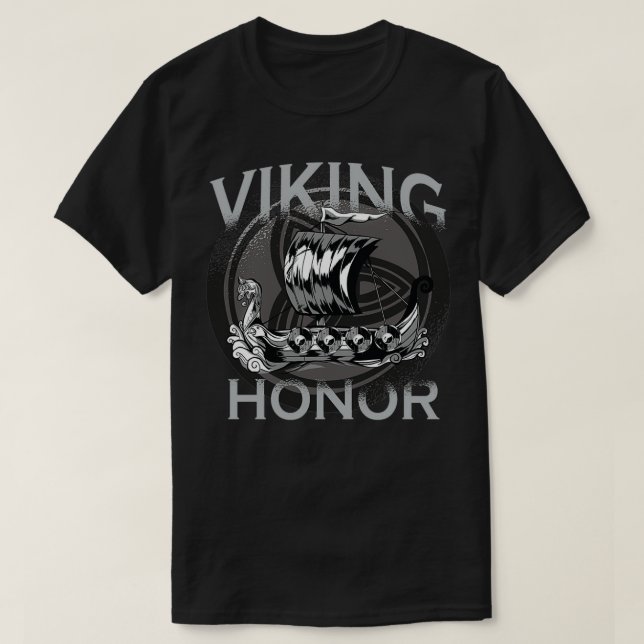 Viking Vikings Ehrendesign T-Shirt (Design vorne)