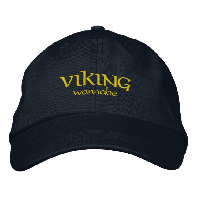 VIKING Wannabe Bestickte Baseballkappe (Vorderseite)
