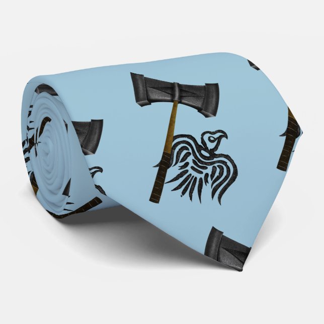 Viking War Hammer Krawatte (Gerollt)