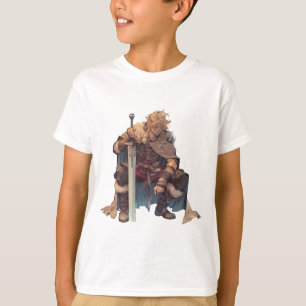 Viking Warrior Anime Art - Epic Vinland Saga Inspi T-Shirt