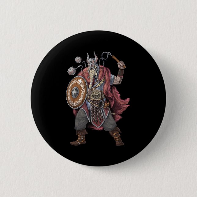 Viking Warrior Button (Vorderseite)