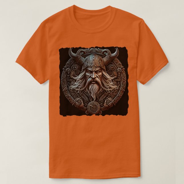 Viking Warrior Emblem T-Shirt (Design vorne)