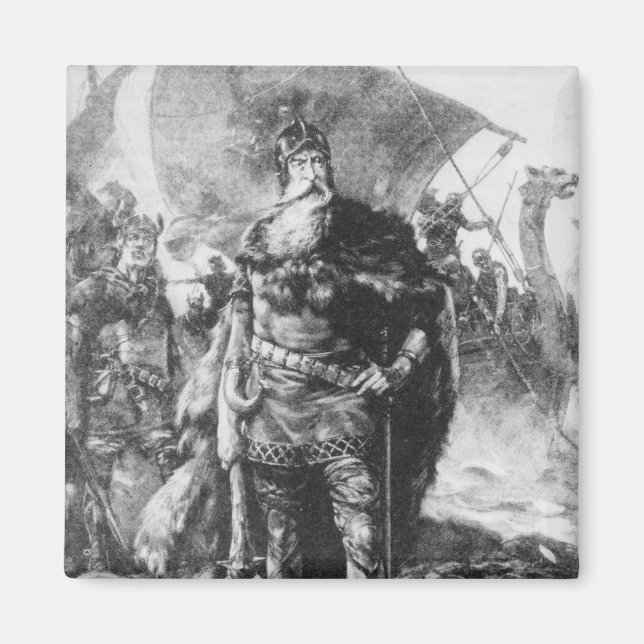 Viking Warrior Magnet (Vorne)