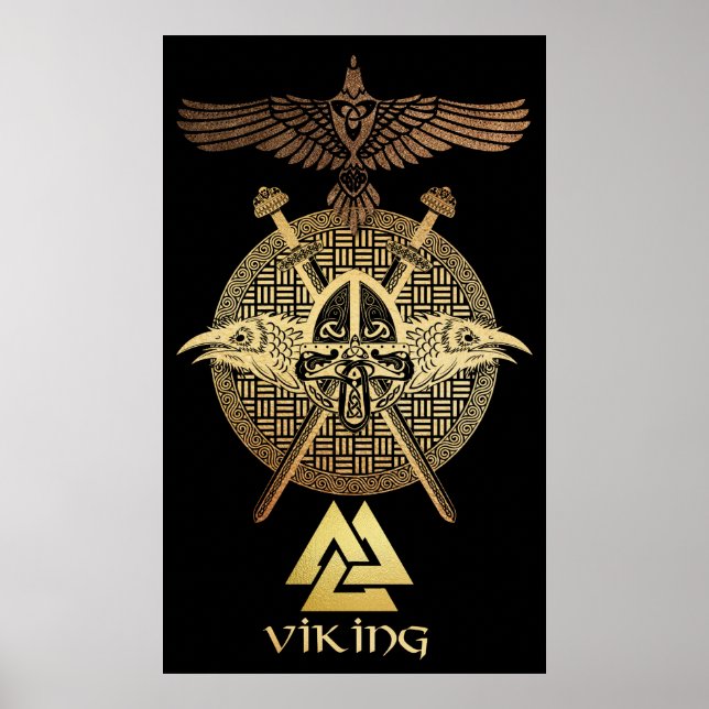 Viking Warrior Poster (Vorne)