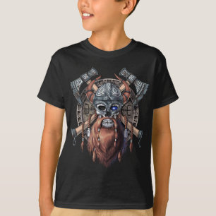 Viking Warrior Skull T-Shirt