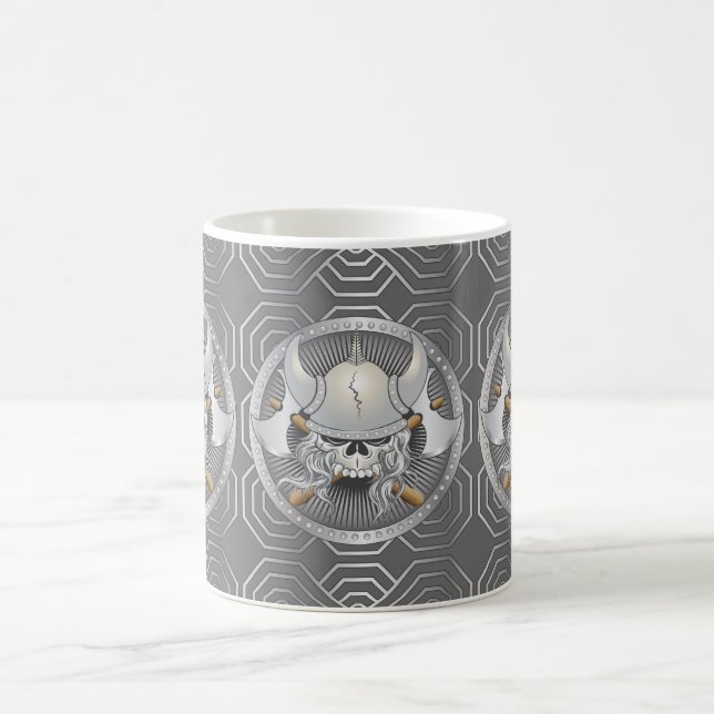 Viking Warrior Skull Tasse (Mittel)