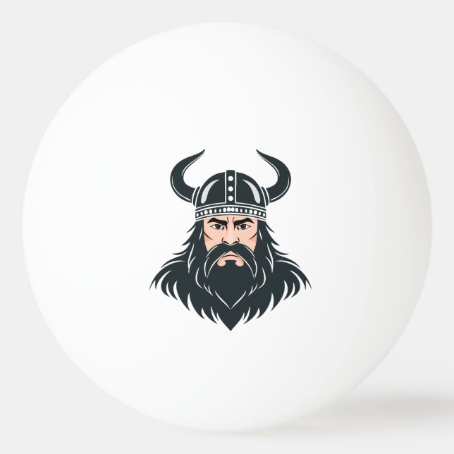 viking warrior tischtennisball (Vorderseite)