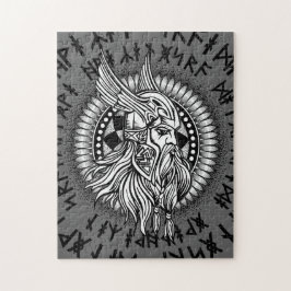 Viking Warrior Winged Helmet Puzzle