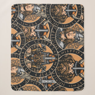 Viking Warriors: Vintages Muster Sherpadecke