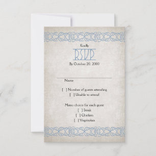Viking Wedding RSVP Karte