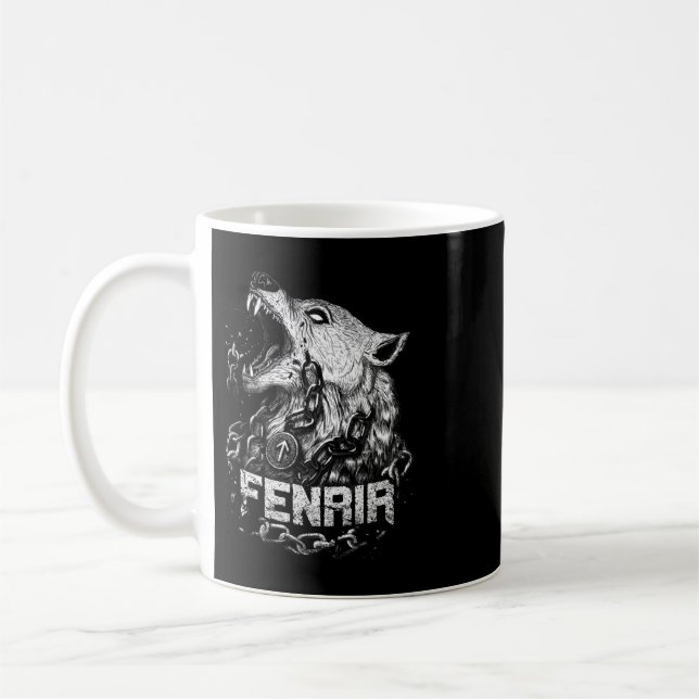 Viking Wolf Fenrir Kaffeetasse (Links)