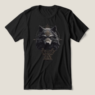 Viking Wolf Fenrir T-Shirt Tri-Blend Shirt