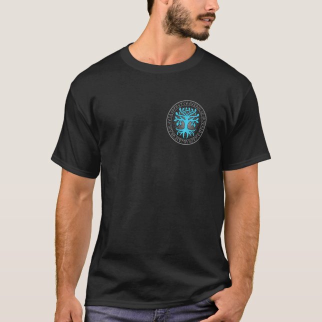 Viking World Ash Tree of Life Yggdrasil T-Shirt (Vorderseite)