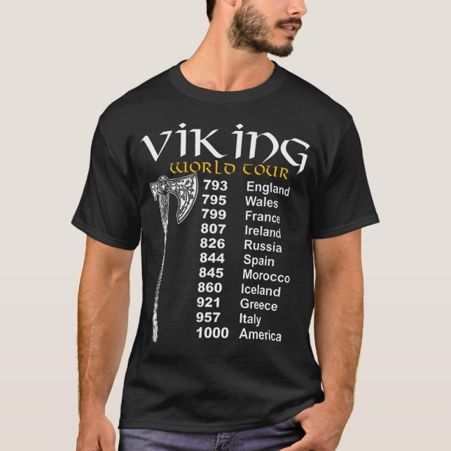 Viking World Tour T-Shirt (Vorderseite)