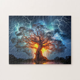 Viking World tree Yggdrasil at Ragnarok Puzzle