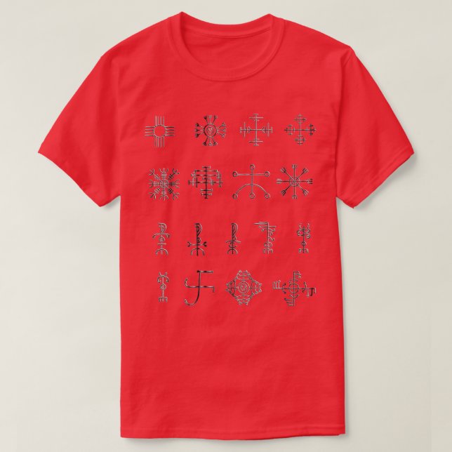 VikingIsländische Staves T-Shirt (Design vorne)