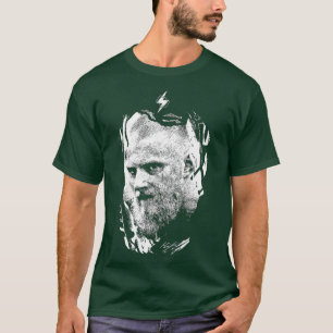 VIKINGS BJORN White auf schwarz T-Shirt