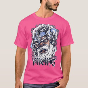 Vikings Head Illustration Design Zeichnend Artwork T-Shirt