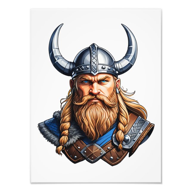 Vikings Nordic Man Fotodruck (Vorne)