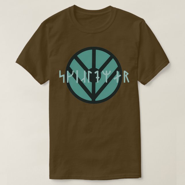 Vikings Shield Maiden Lagerthas Schild Jüngere Fut T-Shirt (Design vorne)